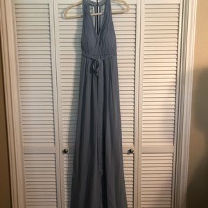 Dusty Blue Azazie Maternity Bridesmaid Dress